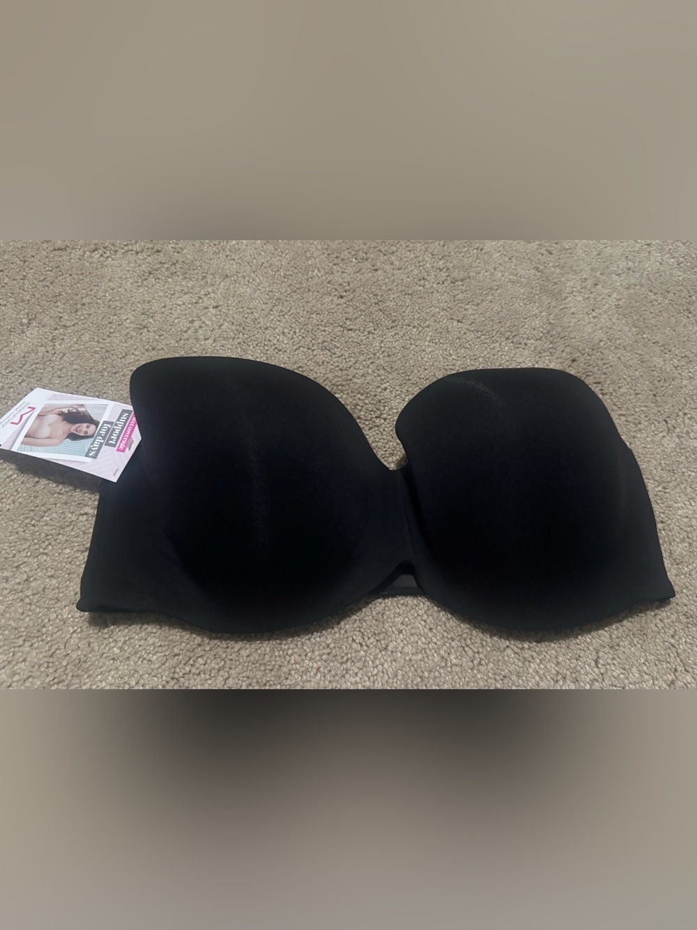 NWT Maidenform Black Strapless Smooth Contour Bra